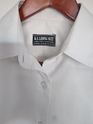 Custom White Shirt, Size 14