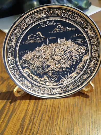 Damascene plate Toledo Spain