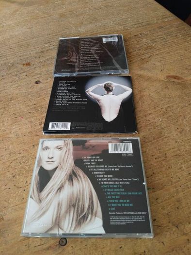 Celine Dion is featured on these CD albums,