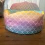 Bean bag & matching footstool Image 2