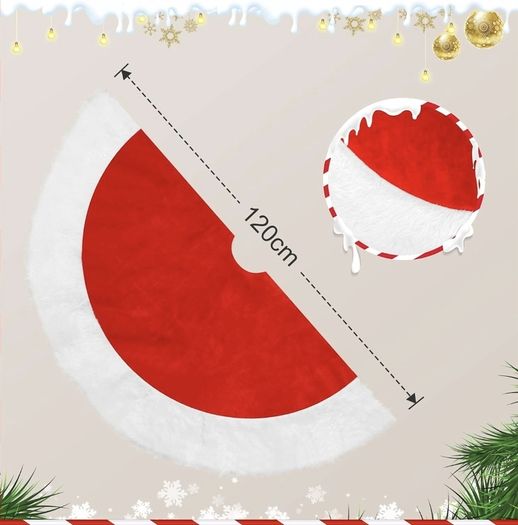 Christmas Tree Skirt Blanket 120cm 48 inches