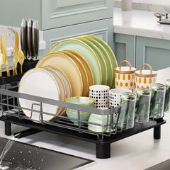 Dish Drainer Rack with Drip Tray