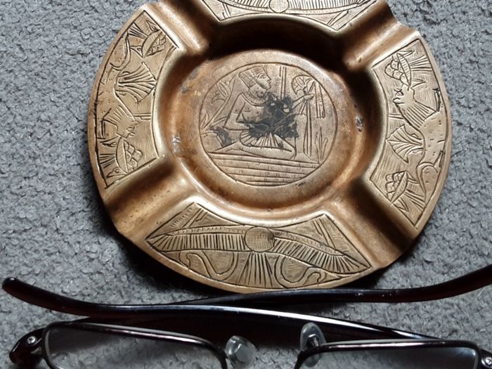 Brass ashtray