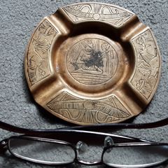 Brass ashtray