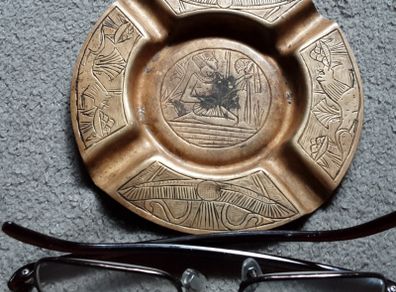 Brass ashtray