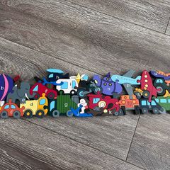 Alphabet wooden jigsaw