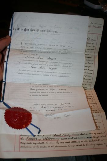Antique Document from Sydney New South Wales 1901