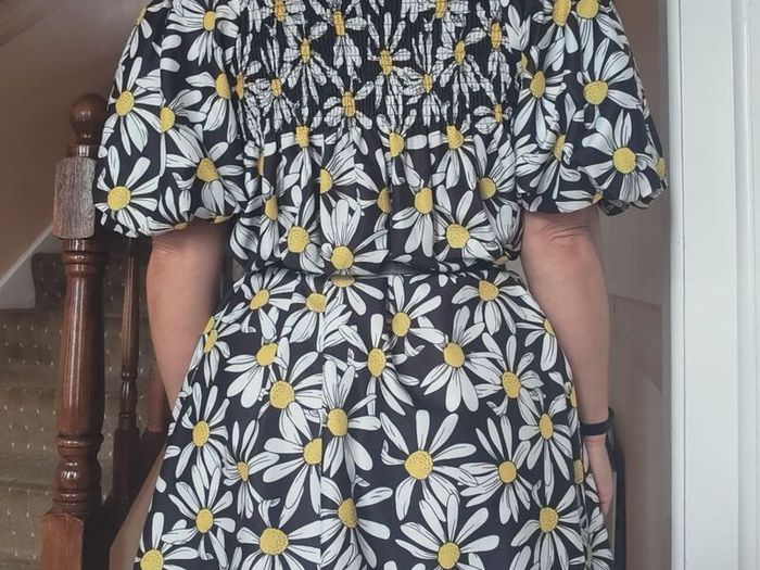 Floral Dress, Puff sleeve, size 10
