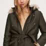 Mango Faux shearling-lined parka size XS Image 5
