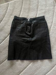 Max & Co. leather skirt