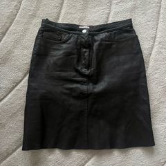 Max & Co. leather skirt