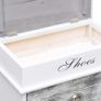 Shoe Cabinet Grey 50x28x58 cm Paulownia Wood Image 5