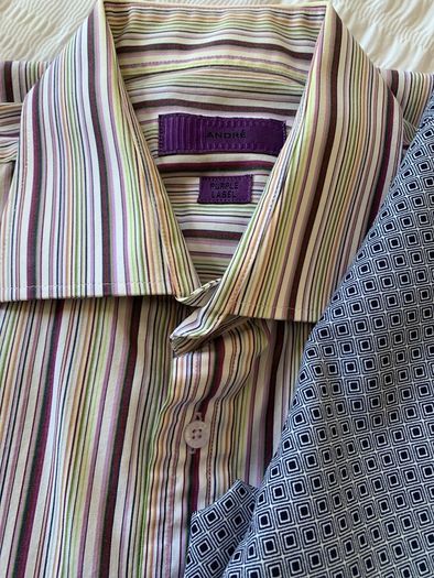 3 short-sleeved patterned shirts (M)