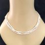 Vintage Rice Pearl Necklace: Triple Strand Image 2