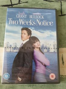 Two Weeks Notice DVD Hugh Grant Sandra Bullock