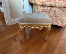 2 Antique Foot Stools (Euro250 for both) (paid 600+) - Never Used