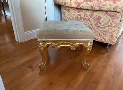 2 Antique Foot Stools (Euro250 for both) (paid 600+) - Never Used