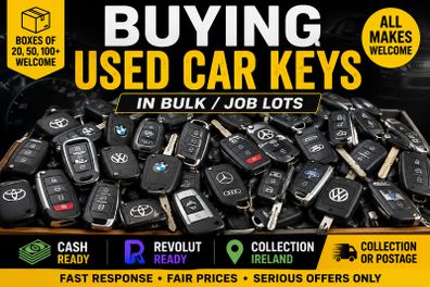 Wanted Used Car Keys and Key Fobs in Bulk Job Lots