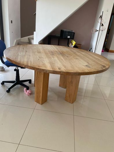 solid oak table
