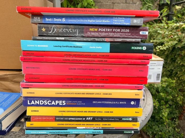 Huge Selection of Junior Cycle, TY & Leaving Cert Books