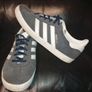 Adidas Gazelle Grey Suede Trainers Image 4