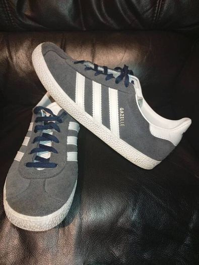 Adidas Gazelle Grey Suede Trainers