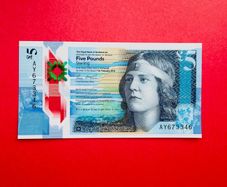 Royal Bank Of Scotland   5 Pounds   2016. POLYMER PLASTIC  PICK 370  ( Uncirculated )