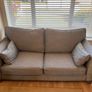 Blue 3 seater sofa Image 2