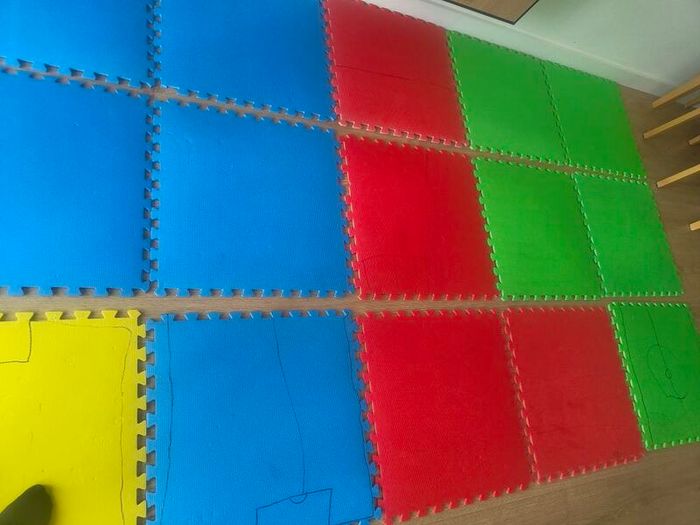 foam playmat colourful