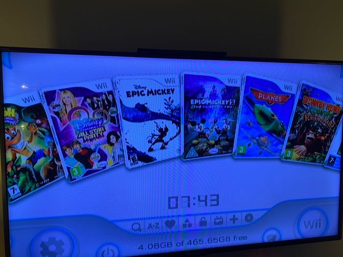 Modded Wii 500gb