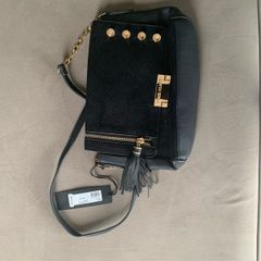 Black Brand New River Island Bag