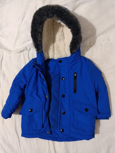 Warm Fleece Lined Hooded Jacket