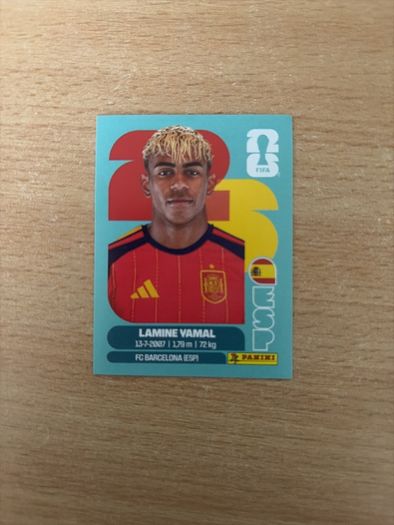 Panini world cup stickers Lamine Yamal