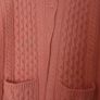 Aran Crafts Rose Pink Cardigan Image 3