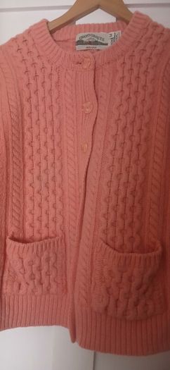 Aran Crafts Rose Pink Cardigan