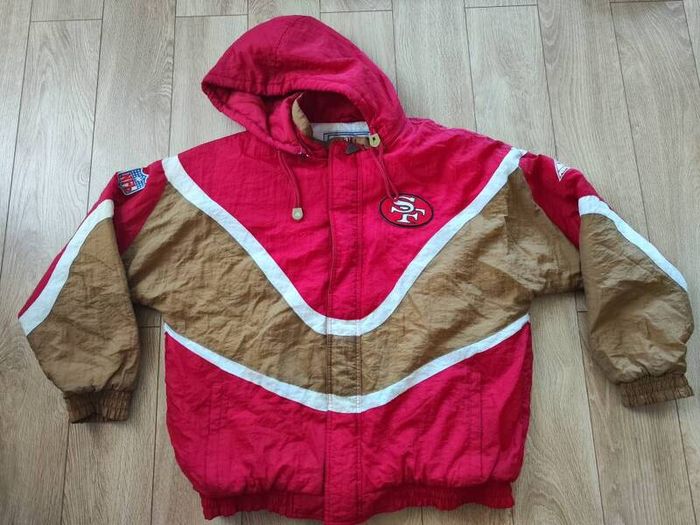 Vintage San Francisco 49er jacket jumper NFL authentic pro line Apex one mens L