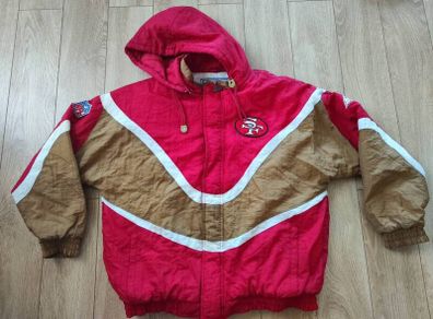 Vintage San Francisco 49er jacket jumper NFL authentic pro line Apex one mens L