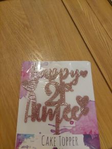 21st Birthday cake topper