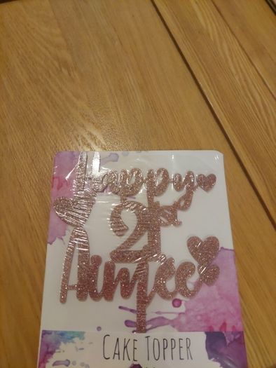 21st Birthday cake topper