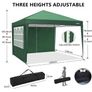3 x 3 m Waterproof Popup Flat Gazebo with 4 Side Panels Image 2