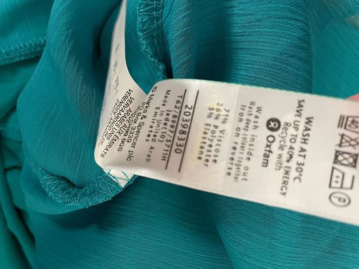 Per Una Sleeveless top jade size 10 - New