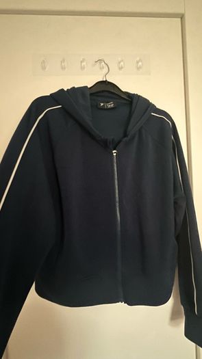 blue Zip up hoodie