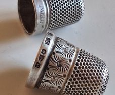 Charles Horner Chester Silver Thimble plus another