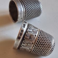 Charles Horner Chester Silver Thimble plus another