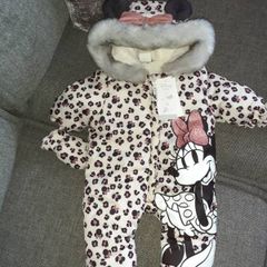 New Minnie Mouse Snowsuit Up to 1 month