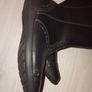 New Girls Clarkes black leather boots size 12 G Image 6