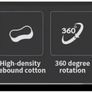 Gaming Chair Ergonomic Computer Chair Office Chair Desk Swivel Chair Adjustable Reclining Footrest Cushion White New! Image 9