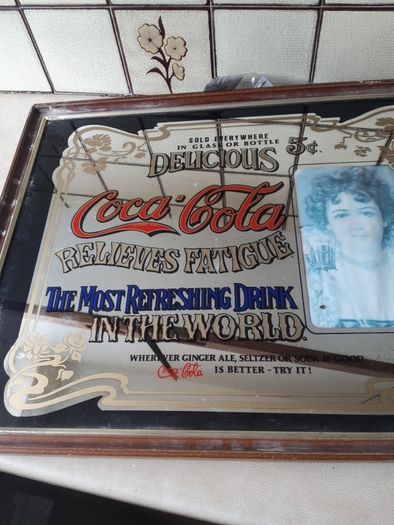 coca cola mirror