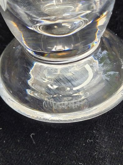 Pair of WATERFORD Crystal Slim Bud Vases Signed
