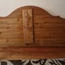 King size pine headboard Image 2